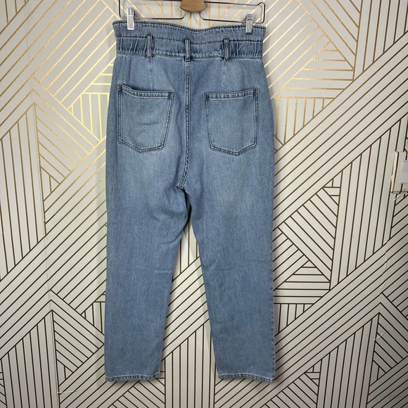 & Other Stories Paper Bag High-Waisted Jeans in Blue Denim Size US 30 - Picture 6 of 12